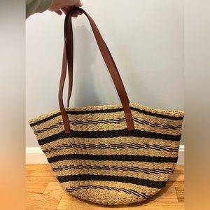J. Crew Straw Tote